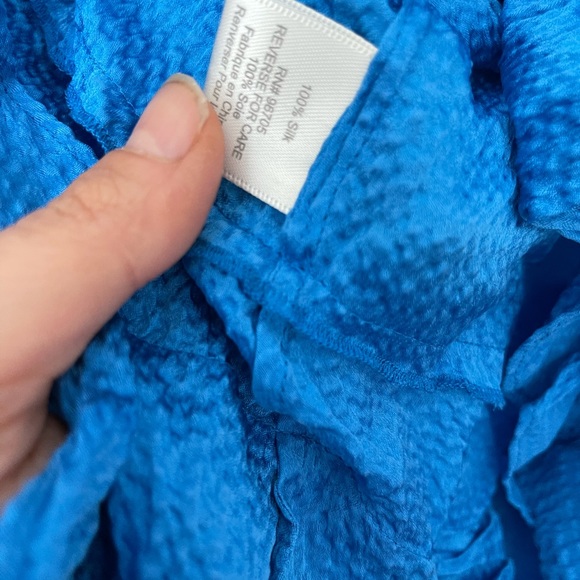 Rebecca Taylor royal blue camisole top spaghetti - Picture 7 of 8